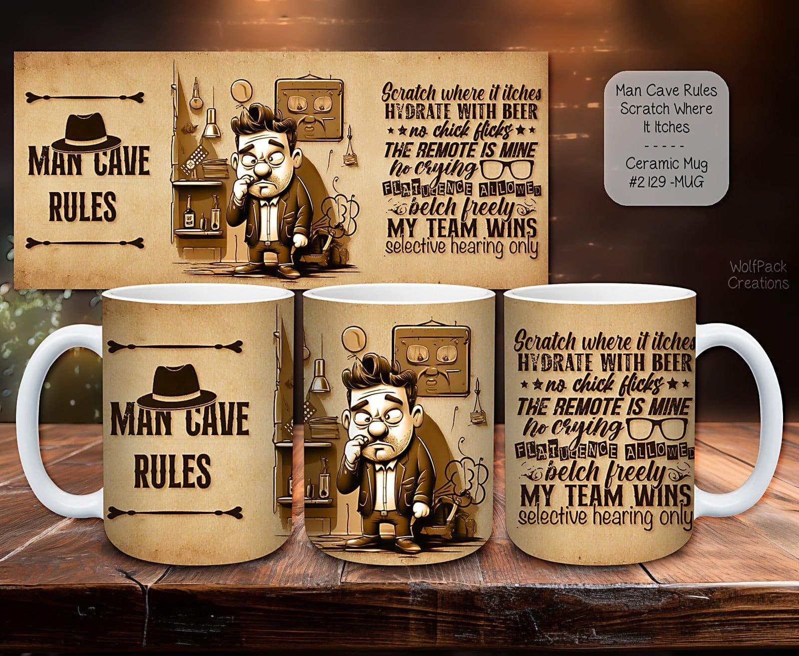 Discover the Perfect Ceramic Coffee Mug for Your Man Cave