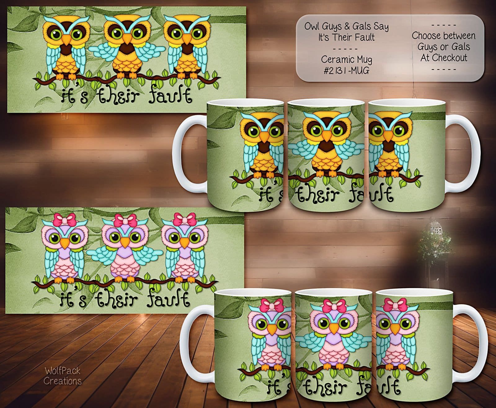 Charming Owl Ceramic Coffee Mugs to Brighten Your Day