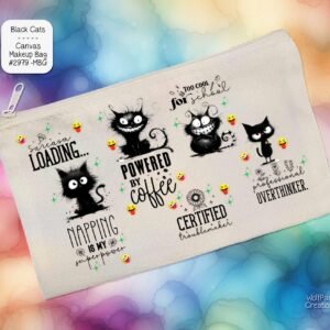 Black Cats Zipper Pouch