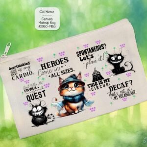 Cat Humor Zipper Pouch