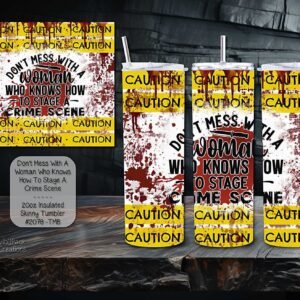 Gruesome Crime Scene Tumbler