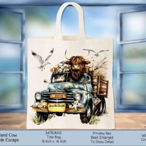 Highland Cow Tote Bag