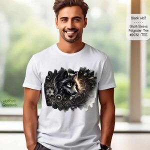 Beautiful Black Wolf Shirt