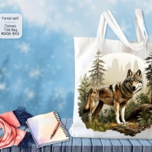 Forest Wolf Tote Bag