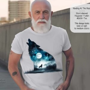 irresistible wolf howling at the moon shirt