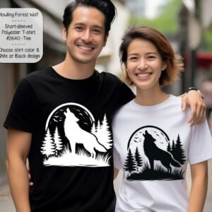 Stunning Wolf Howling in the Forest Shirt