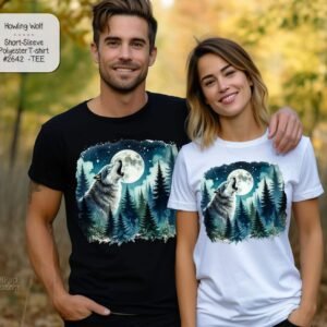Beautiful Wolf Howling Shirt