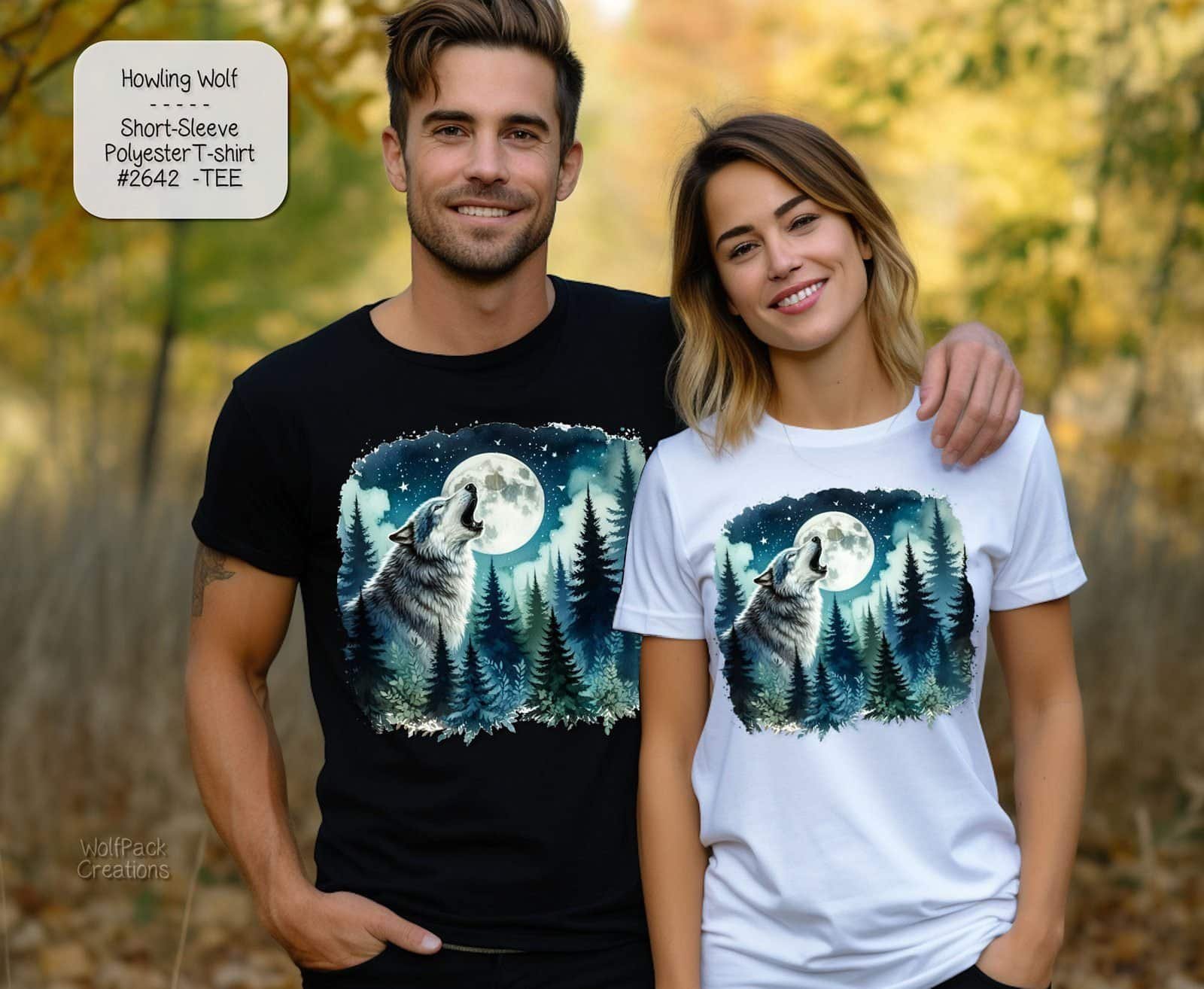 Beautiful Wolf Howling Shirt