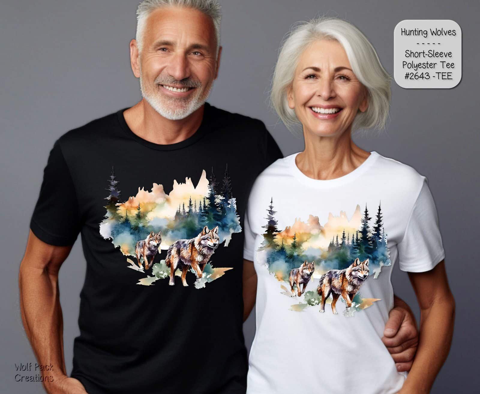 Wolves Hunting in the Forest Shirt
