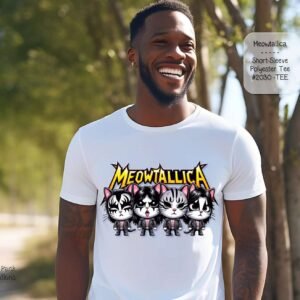 Adorable Shirt for Cats Who Love Metallica