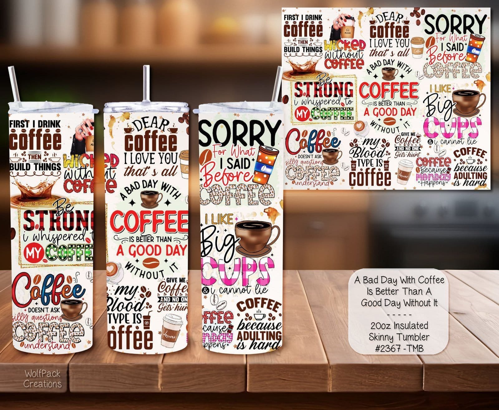 Insulated Stainless Steel Tumbler for Coffee Lovers