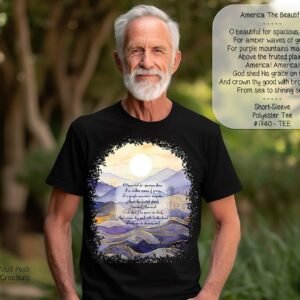 Beautiful Short Sleeve Shirt: America the Beautiful