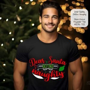 Funny Define Naughty Christmas Shirt