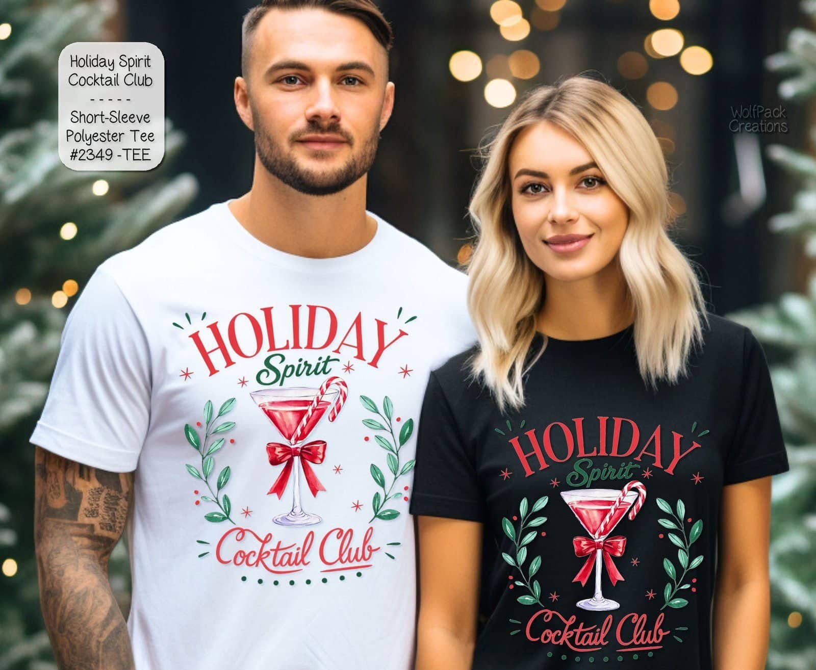 Essential Holiday Spirit Cocktail Club Shirt