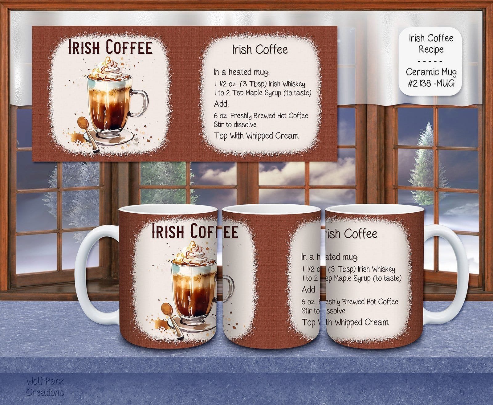 Versatile Ceramic Mugs for Every Cup of Irish Coffee