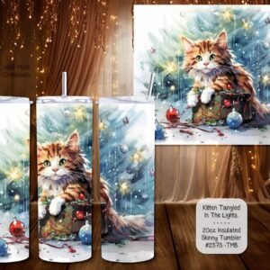 Adorable Kitten in the Tree Tumbler