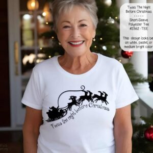 Festive Twas the Night Before Christmas Shirt