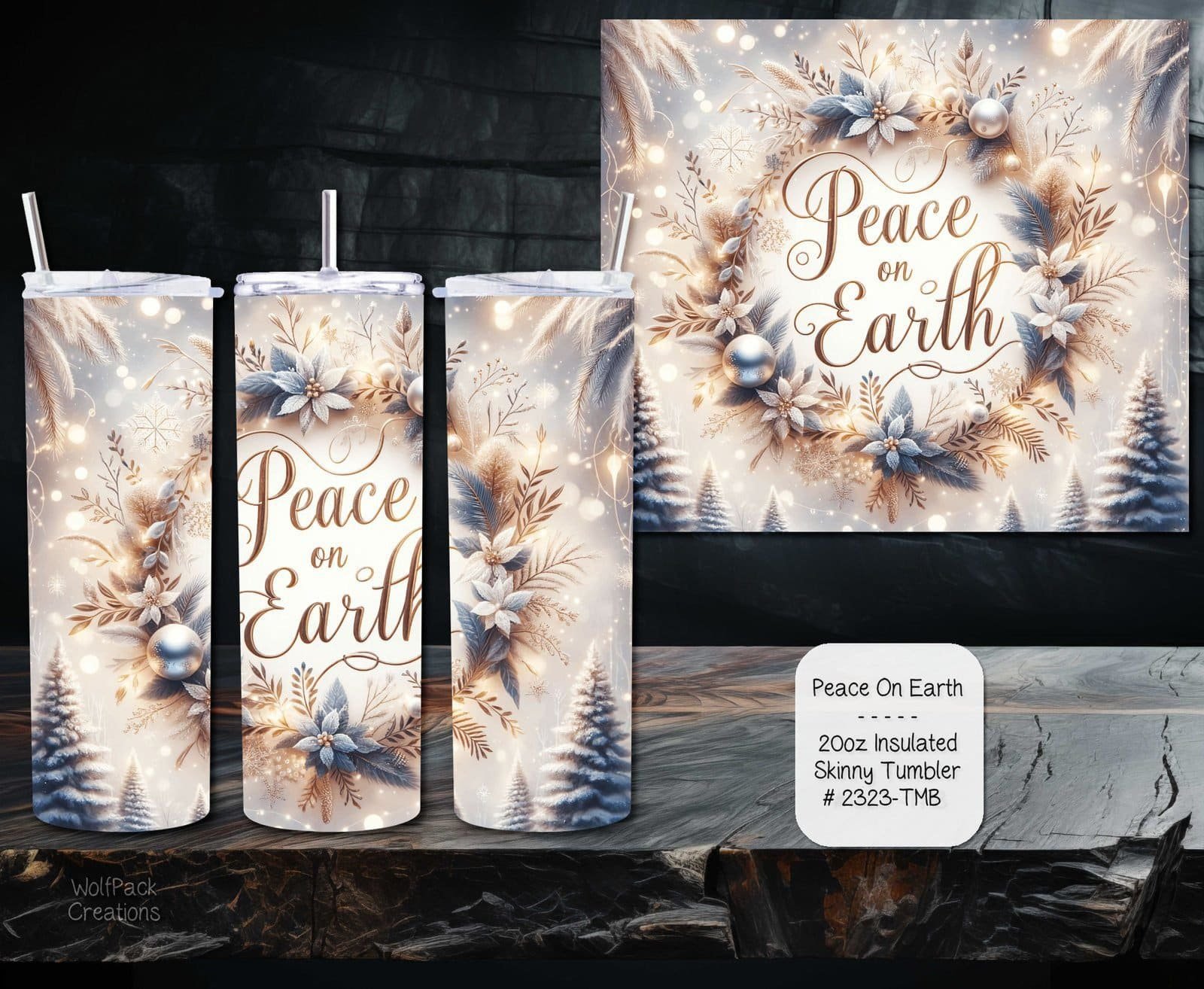 Heartwarming Peace on Earth Tumbler