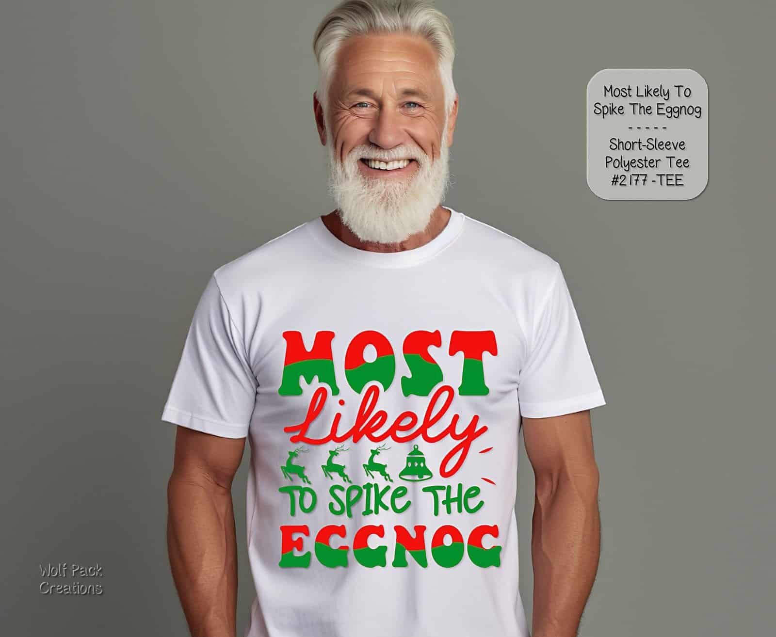Festive Eggnog Christmas Shirt