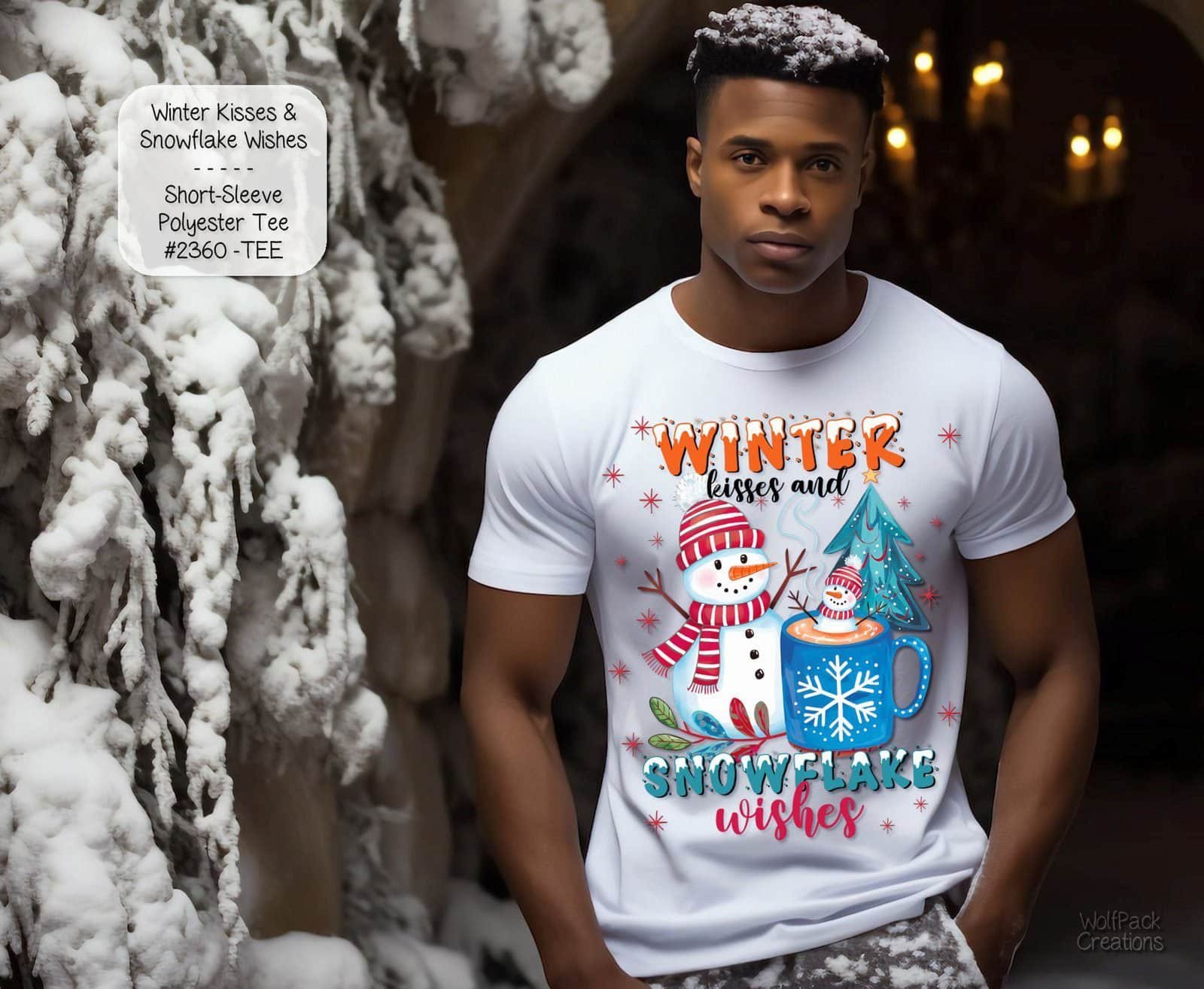 Magnificent Winter Kisses and Snowflake Wishes Shirt