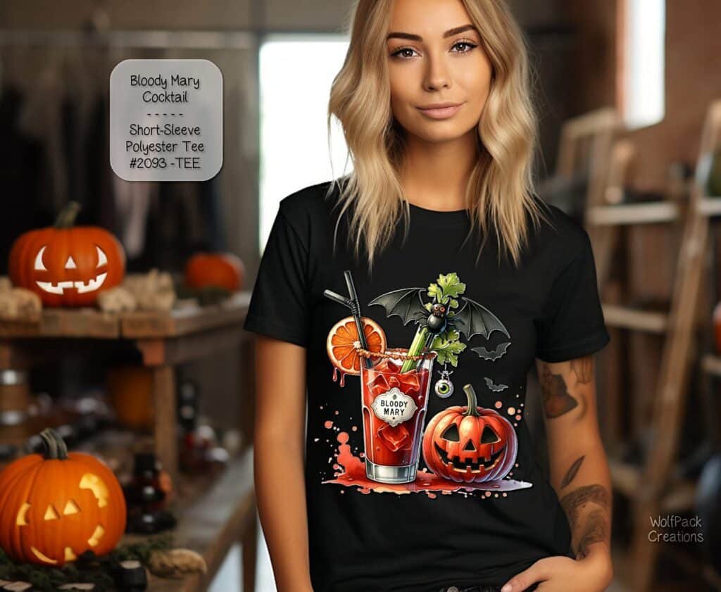 Dreadful Halloween Shirt: Bloody Mary Cocktail