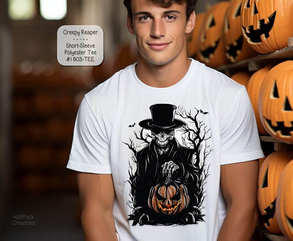 Scary Grim Reaper Halloween Shirt
