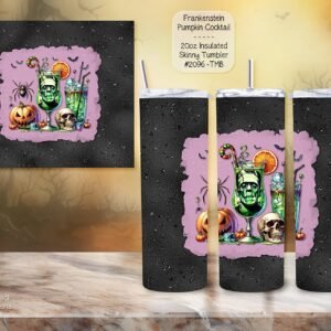 Stay Stylish with Our 20-Ounce Stainless Steel Skinny Tumbler ? Perfect for Your Pumpkin Cocktails