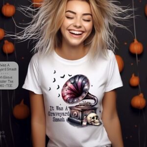 Essential Halloween Shirt: Retro Gramophone