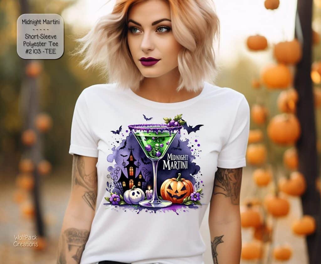 Frightening Midnight Martini Shirt