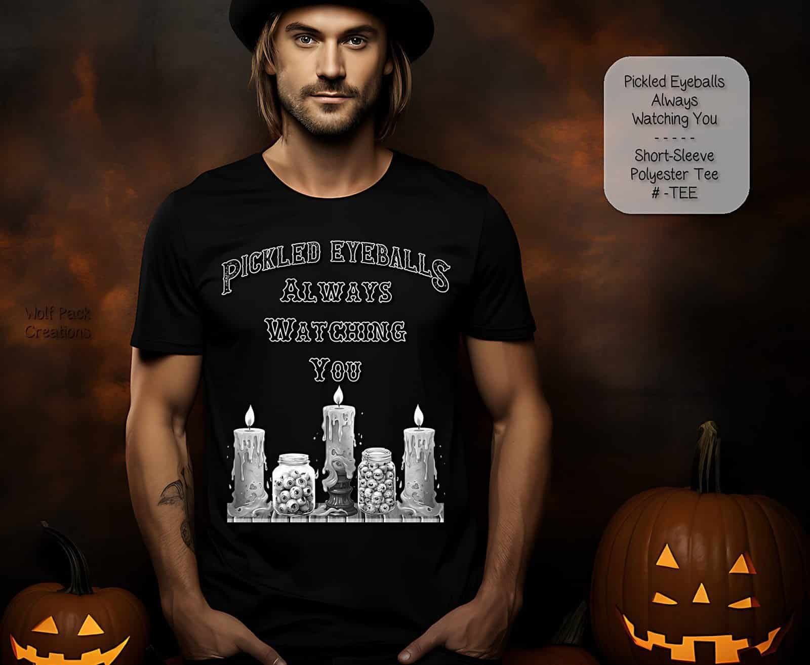Horrific Shirt Featuring Pickled Eyeballs Watching You