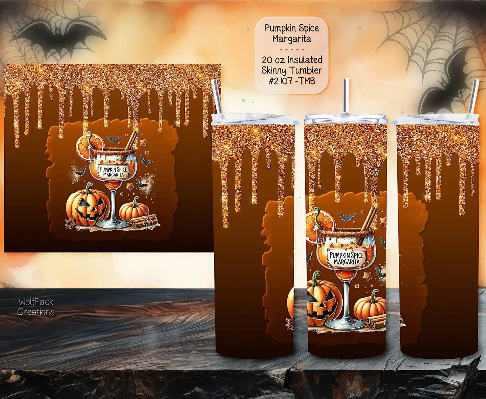Delicious Pumpkin Spice Margarita Tumbler