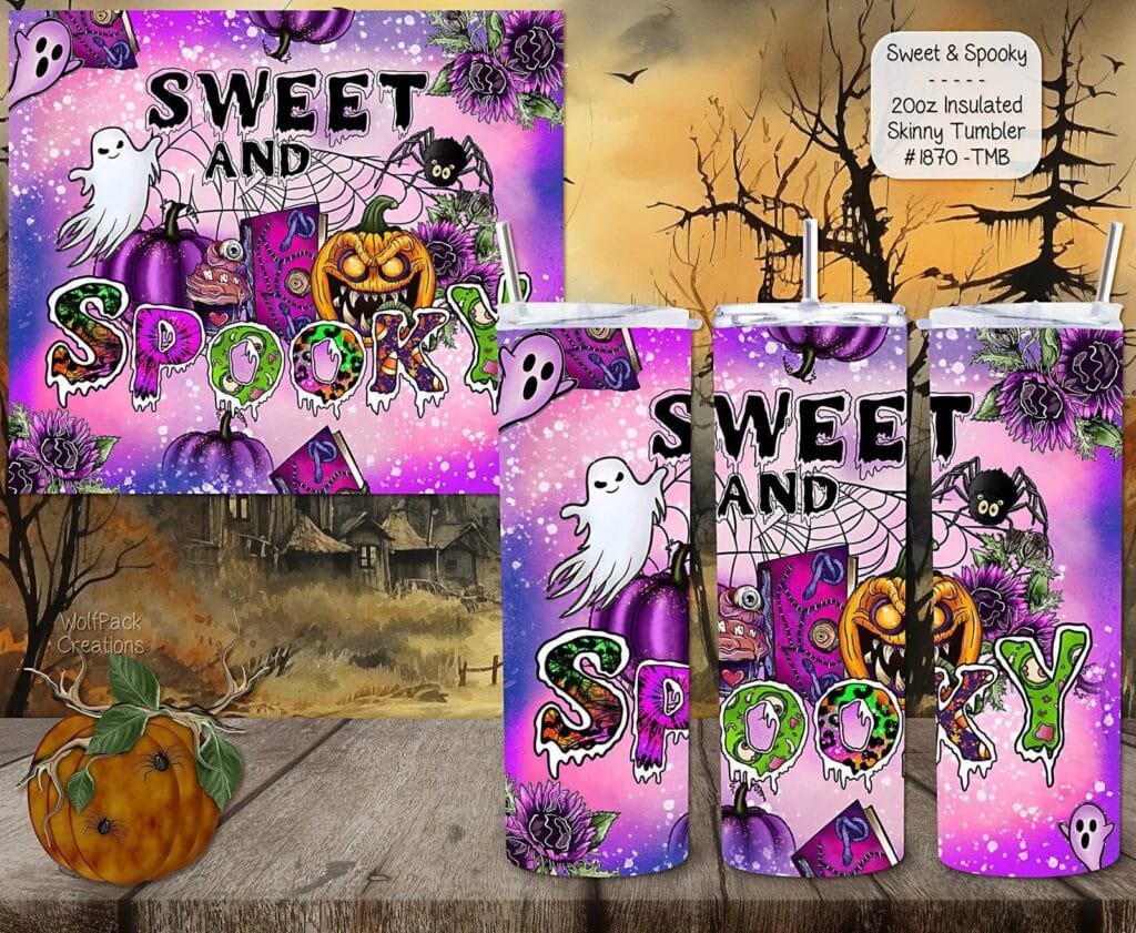Enchanting Sweet and Spooky Tumbler