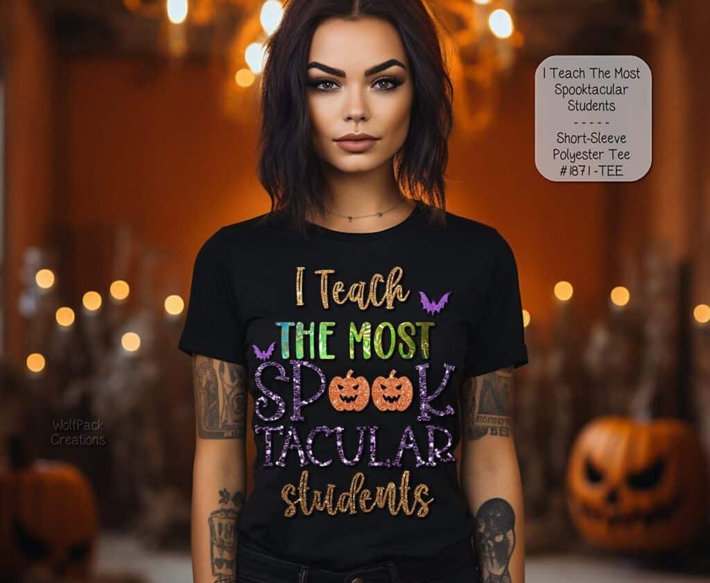 Spooky Halloween Shirt for the Teacher