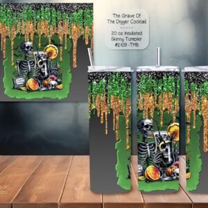 Gravedigger Skinny Tumbler