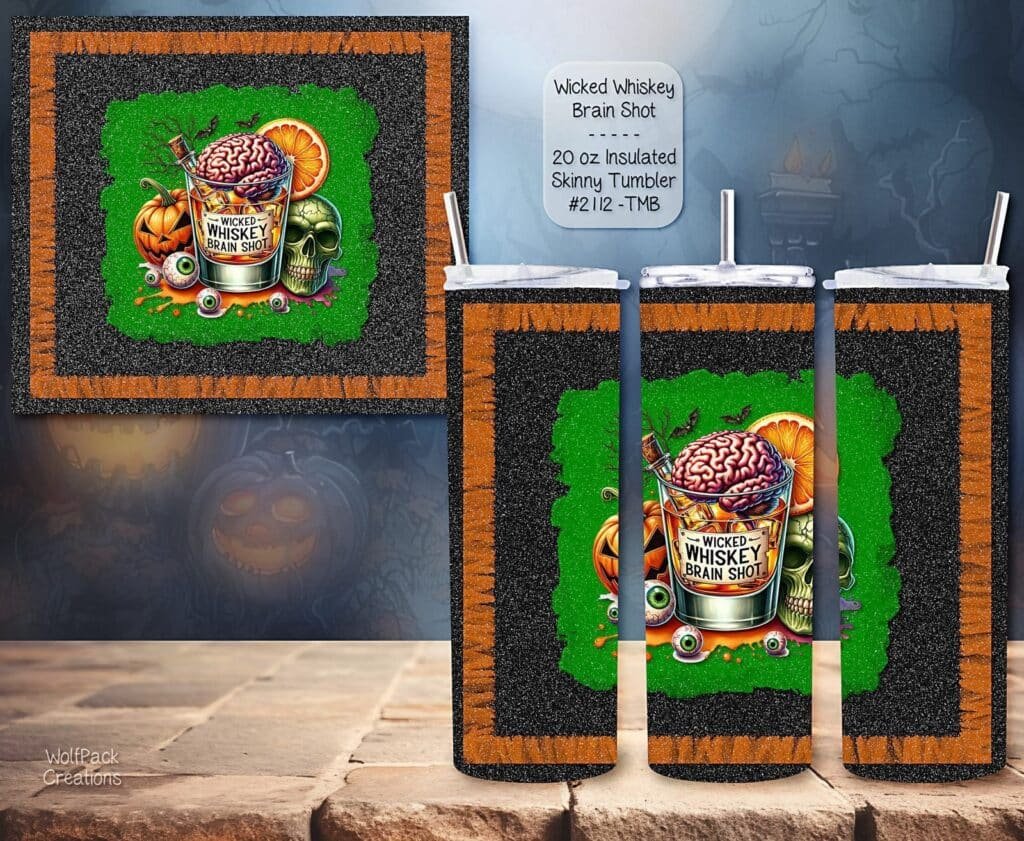 Wicked Whiskey Brain Shot Tumbler