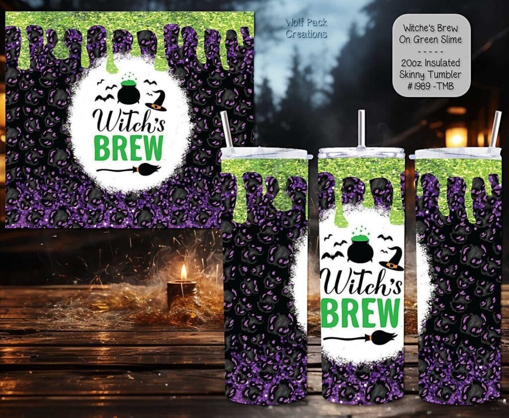 Chilling Style: Skinny Tumbler 'Witch's Brew'