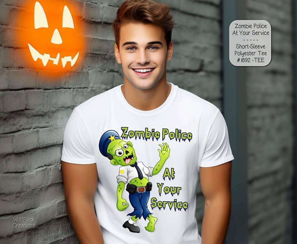 Cute Zombie Police Shirt