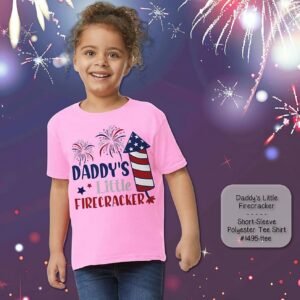 Adorable Toddler's shirt: Daddy's Little Firecracker