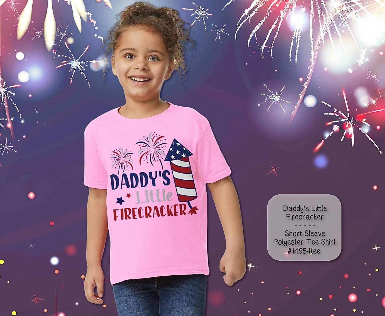 Adorable Toddler's shirt: Daddy's Little Firecracker