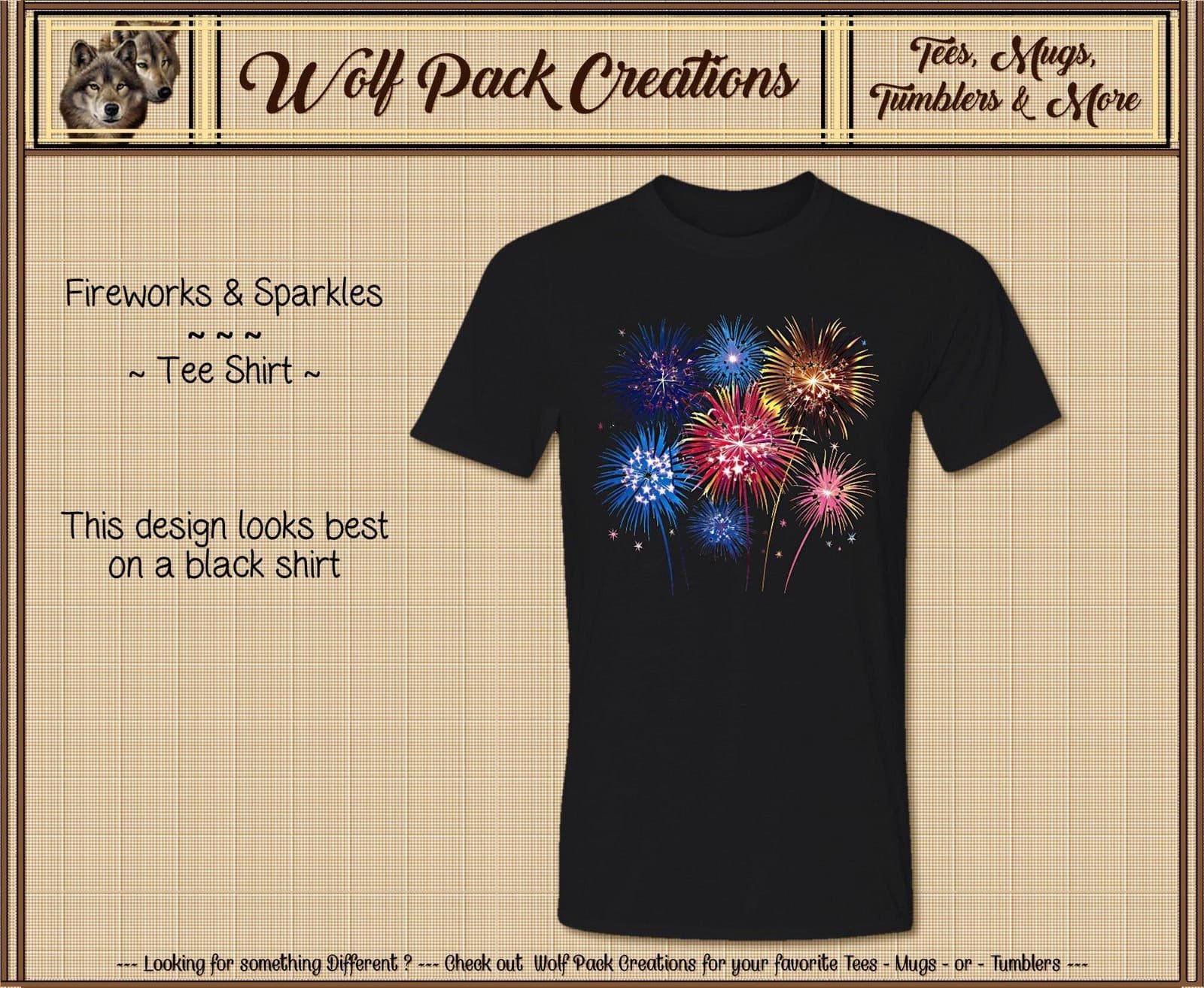 Awesome Fireworks and Sparkles Shirt