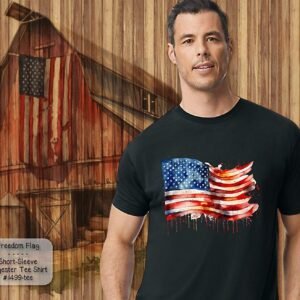 Ragged Freedom Flag Shirt