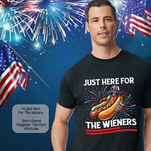 Hilarious Shirt: Just Here for the Wieners