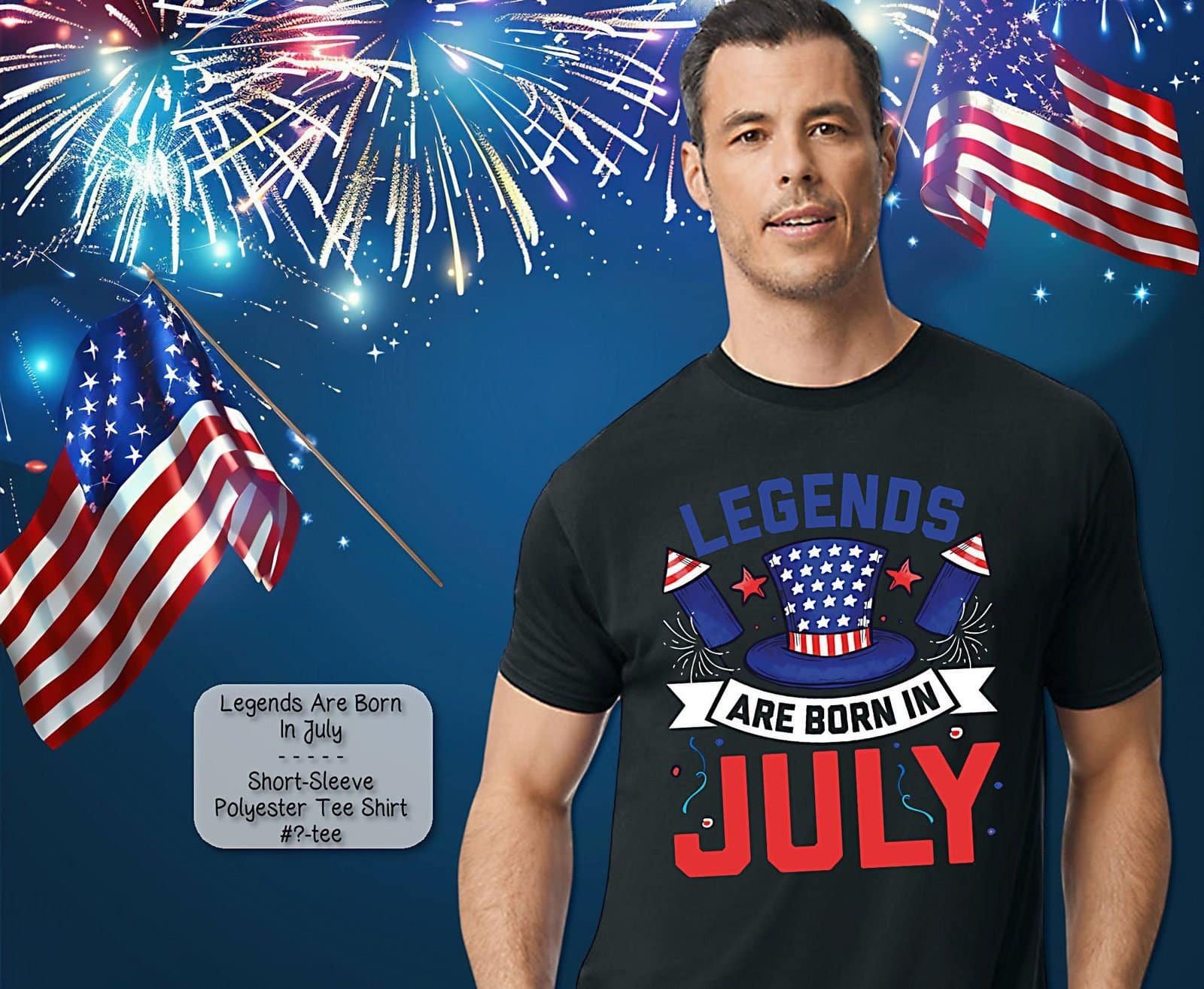 Beautiful Shirt: Legends are Born in July