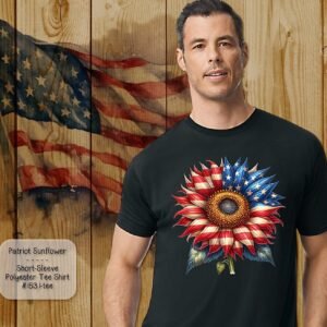 Vibrant Patriotic Sunflower Shirt