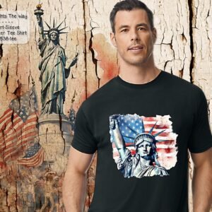 Beautiful Lady Liberty Lights the Way Shirt