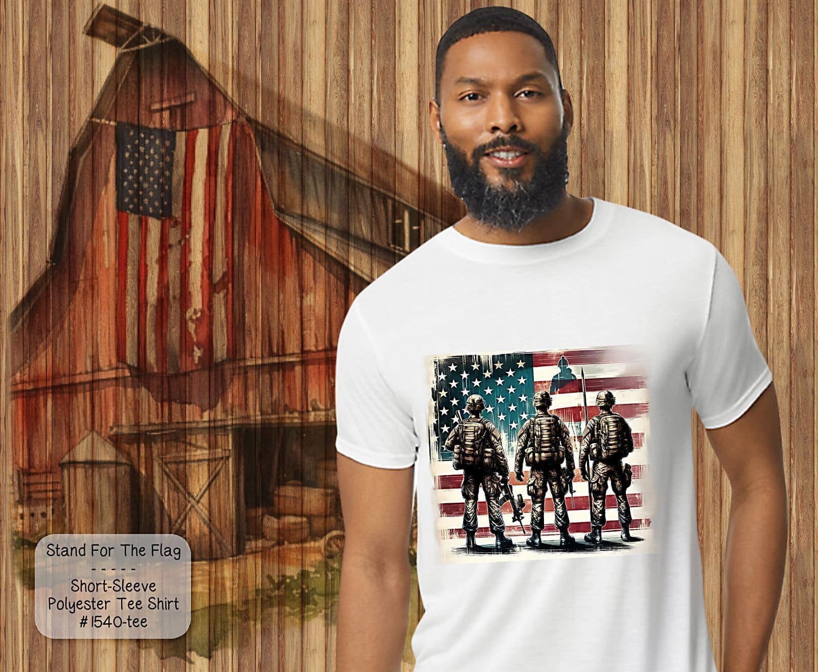 Gripping Stand for the Flag Shirt