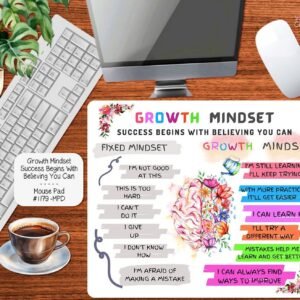 Uplifting Growth Mindset Mouse Pad