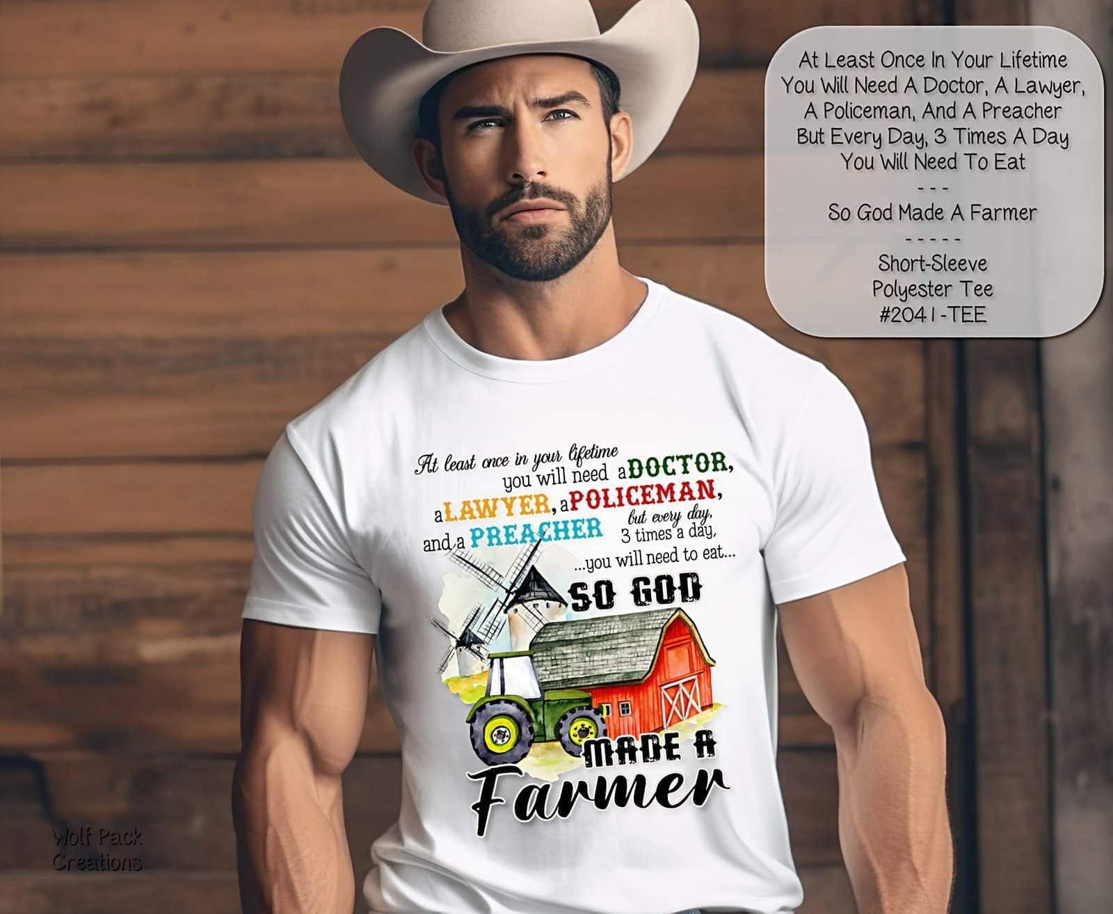 Essential God Made a Farmer Shirt
