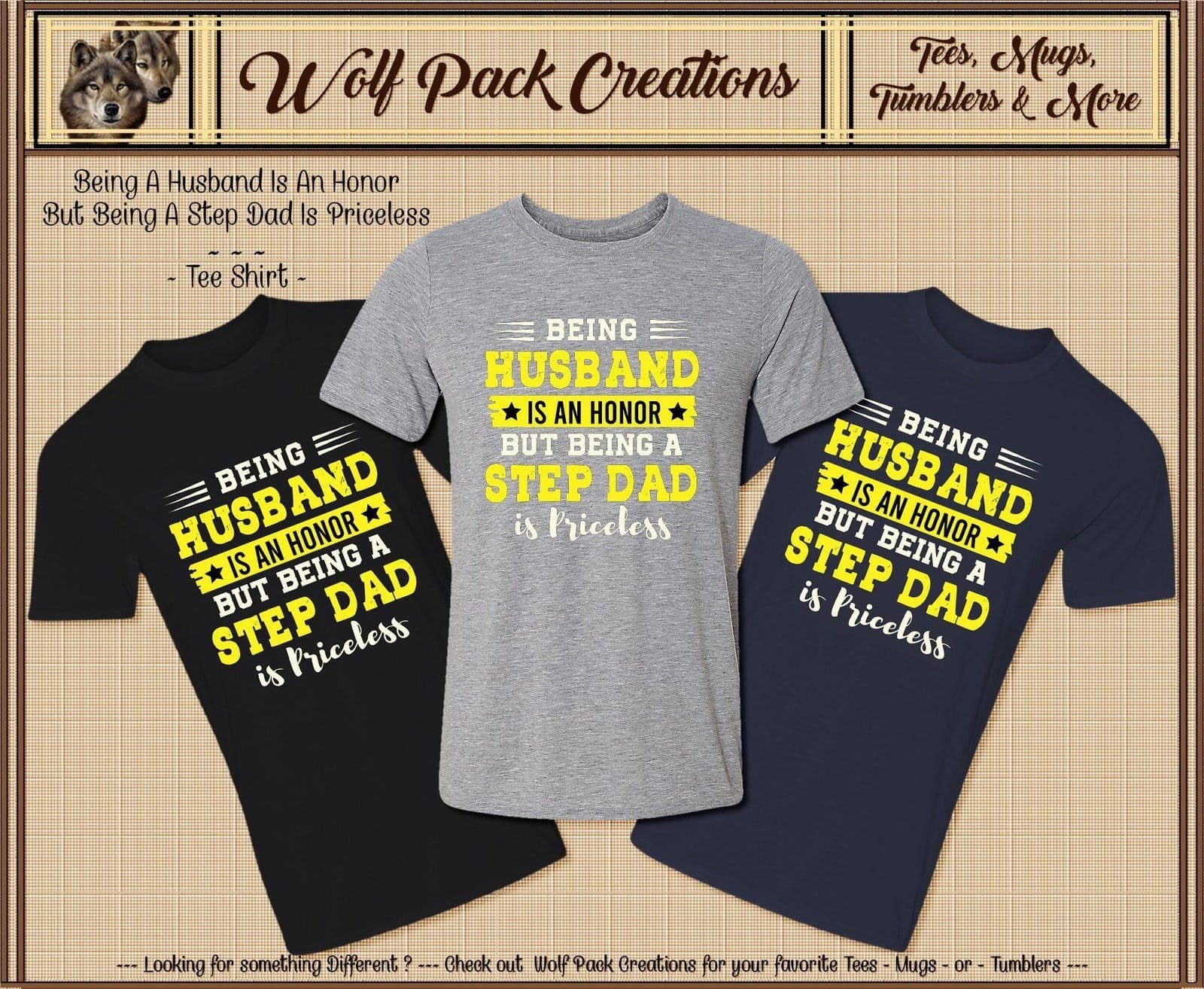 Being a Stepdad is Priceless Short Sleeve T-Shirt