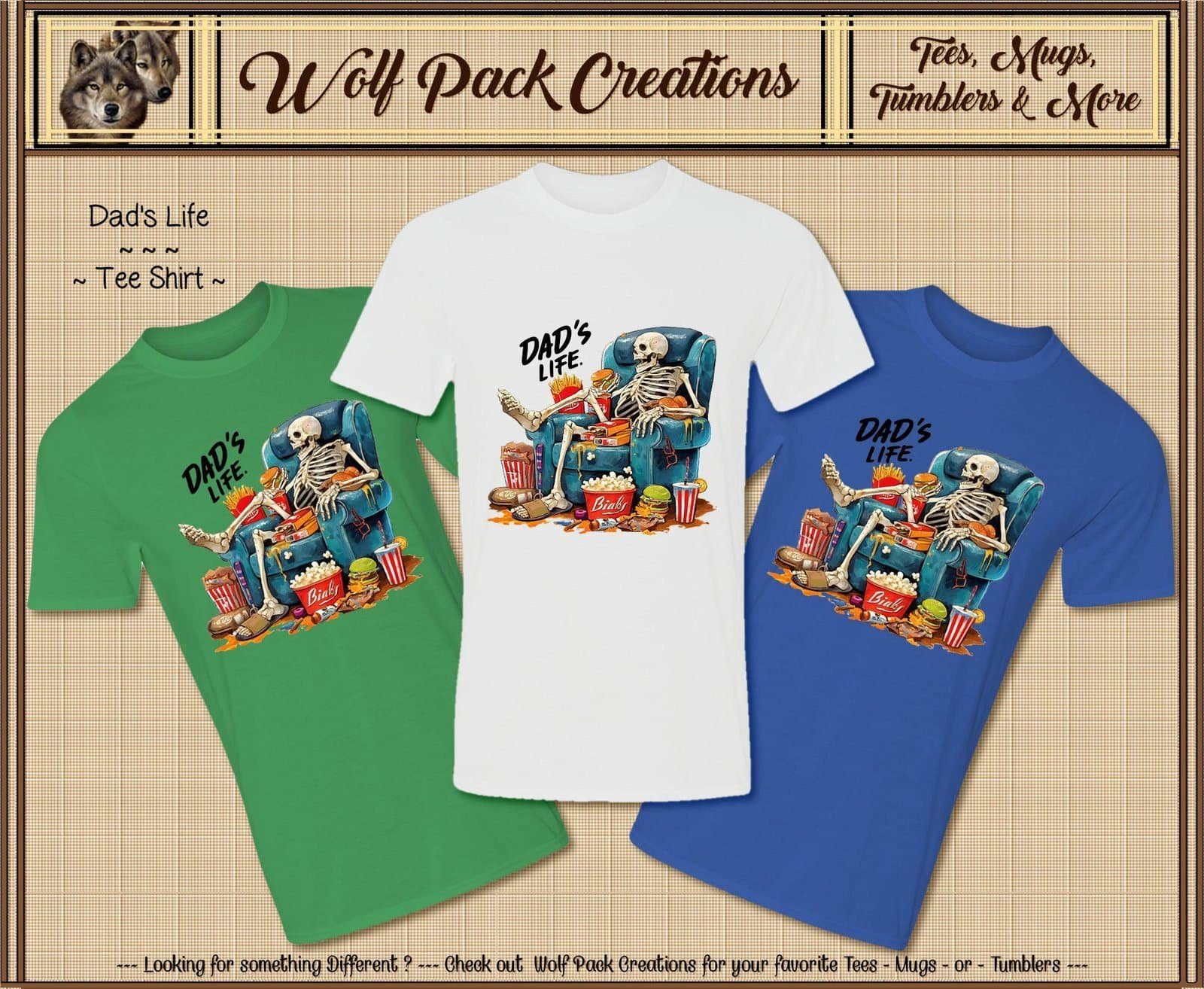 Dads Life, Comical Short Sleeve T-Shirt